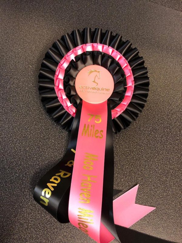 Moo Haven Mileage Award (Charity Challenge) Rosette