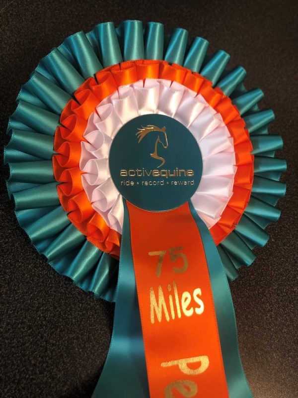 75 Miles Challenge Rosette